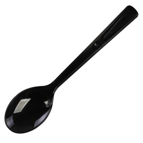 쿡앤락 줄줄이 일회용 수저 검정, 100개입, 15개