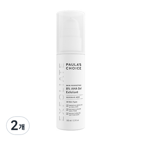폴라초이스 8프로 아하 젤 각질제거제, 100ml, 2개