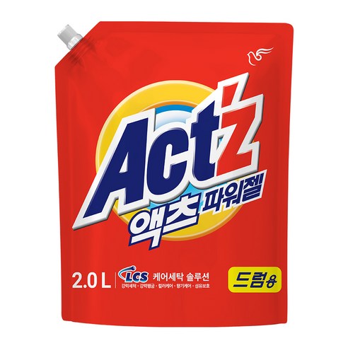 액츠 파워젤 2.0L 드럼용, 2L, 4개