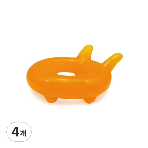라이프포인트 괄사 지압 마사지기, 4개, 오렌지(마사지링)