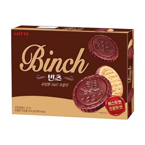 LOTTE 樂天 BINCH 巧克力餅乾