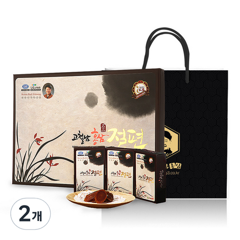 고철남홍삼 선물형 절편 + 쇼핑백, 10개입, 200g, 2개