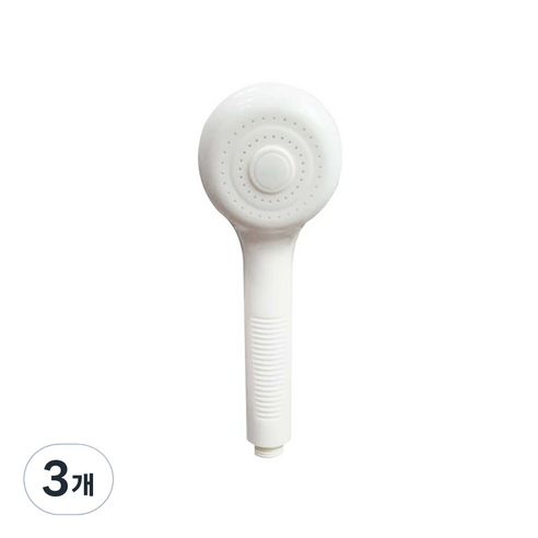 스윙 샤워기 헤드 화이트, 3개