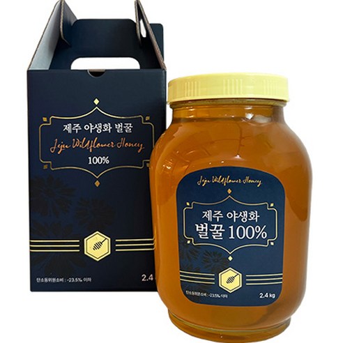 제주 야생화 벌꿀, 2.4kg, 1개