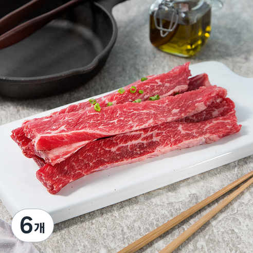 쉐프파트너 호주산 꽃갈비살구이용 (냉장), 300g, 6개