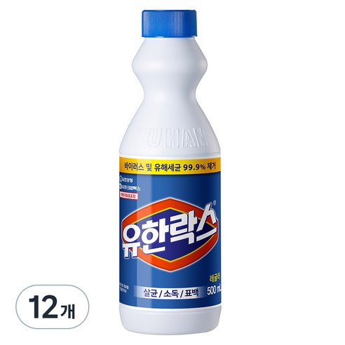 유한락스 레귤러, 500ml, 12개