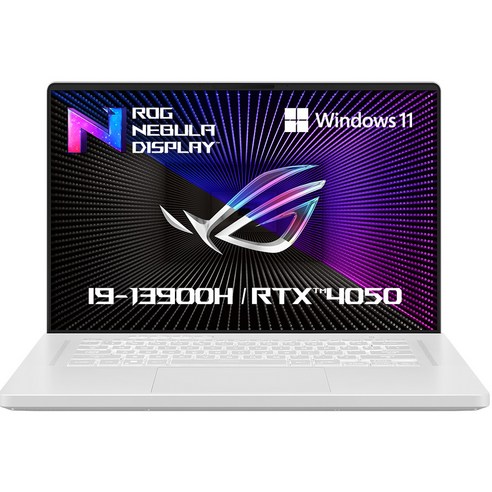 노트북  에이수스 2023 ROG 제피러스 G16, Moonlight White, 코어i9, 512GB, 32GB, WIN11 Home, GU603VU-N4081W