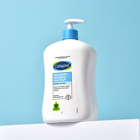 민감성 피부를 위한 부드러운 클렌징: 세타필 울트라 젠틀 바디워시 리프레싱