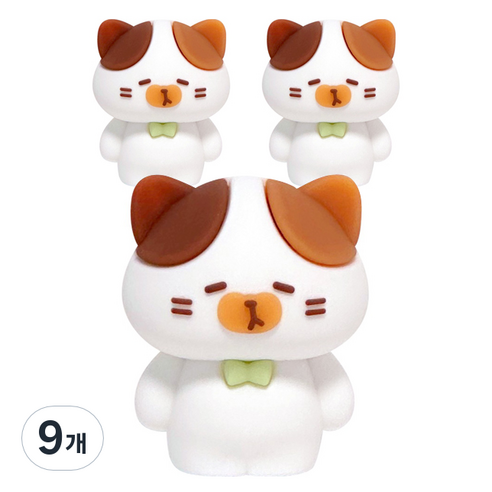 iiGEN 고양이 연필깎이, 흰색, 9개
