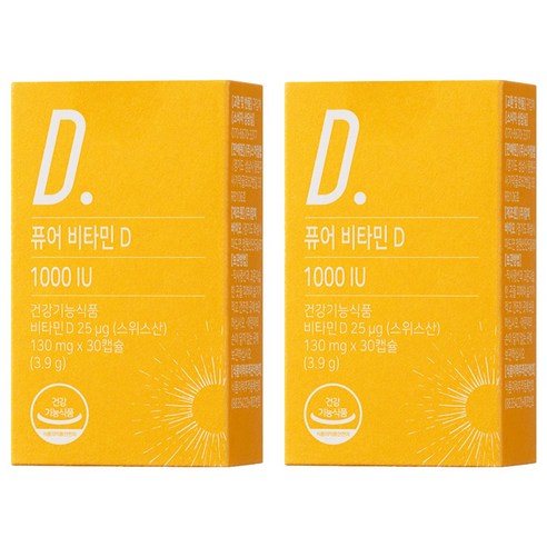 뉴트리모어 퓨어 비타민 D 1000 IU 3.9g, 2개