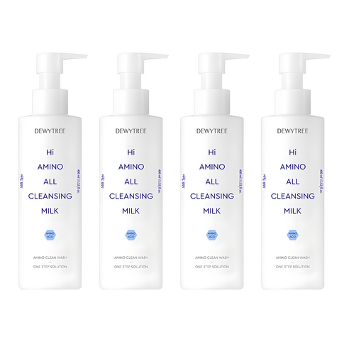 듀이트리 하이 아미노 올 클렌징 대용량 밀크, 400ml, 4개