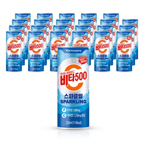 광동 비타500 스파클링, 250ml, 24개