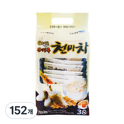 KY 콘플레이크 온가족 천마차, 760g, 4개, 38개입