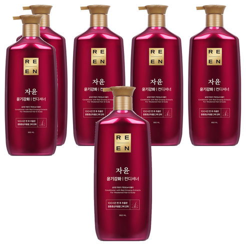 리엔 자윤 윤기강화 컨디셔너, 950ml, 6개