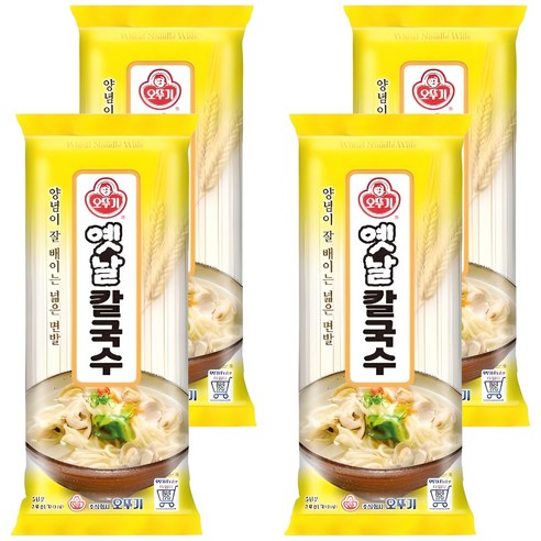 오뚜기옛날 칼국수, 500g, 4개