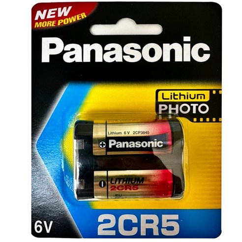 파나소닉 6V 카메라용 리튬 건전지 2CR5, 1개, 1개
