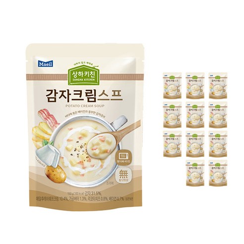 매일유업 상하키친 감자크림스프  150g, 12개