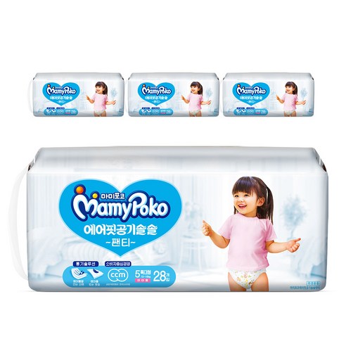 [OKㅣ강추] 마미포코 에어핏 공기솔솔 팬티형 기저귀: 여아를 위한 최상의 선택 [OKNOWㅣ추천상품]