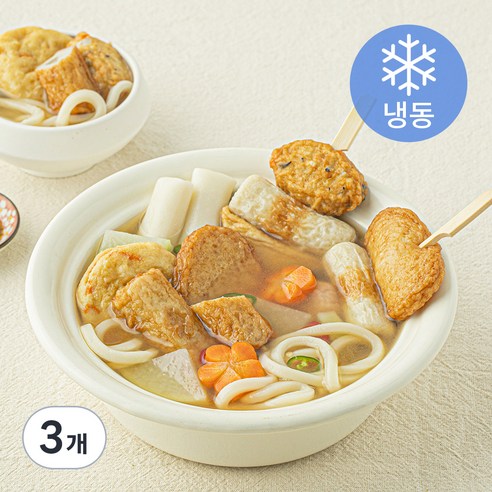 하코야 와카메 오뎅탕 밀키트 (냉동), 705g, 3개