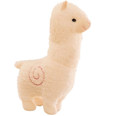 네이처타임즈 복슬복슬 알파카 인형, 38cm, 화이트, 1개