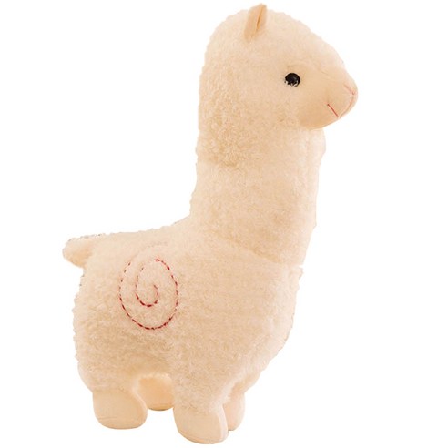 네이처타임즈 복슬복슬 알파카 인형, 화이트, 46cm