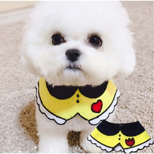 알알 강아지 고양이 편안한 케이프 스카프 M, 개린이, 1개