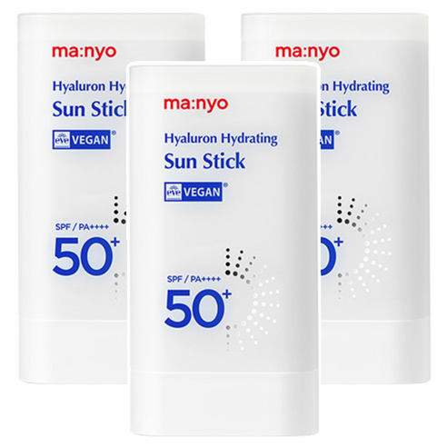 마녀공장 히알루론 하이드레이팅 선스틱 SPF50+ PA++++, 3개, 18g