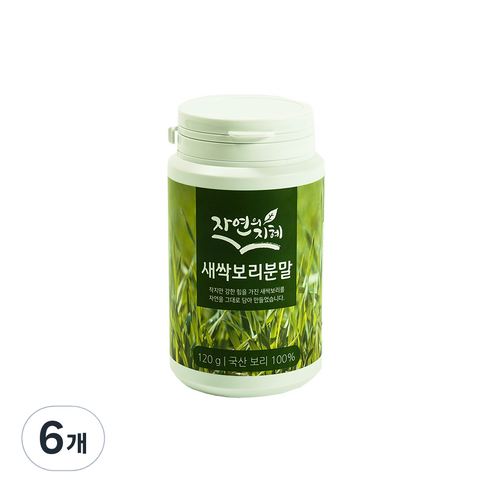 자연의지혜 새싹보리 분말, 6개, 120g