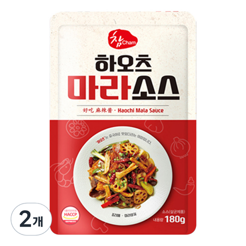 참소스 하오츠 마라소스, 180g, 2개