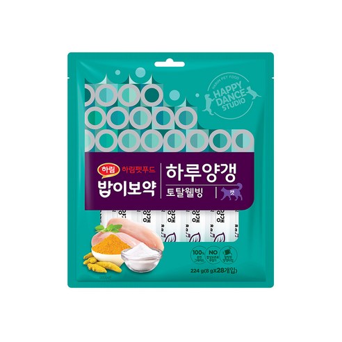 밥이보약 캣 하루양갱 간식 토탈웰빙 28p, 닭고기, 224g, 1개