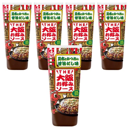 이카리 오사카풍 오꼬노미 소스, 300g, 5개