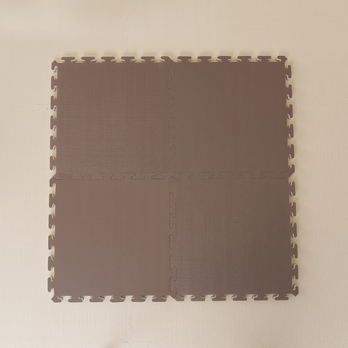 롤베이비 셀프시공 PVC 퍼즐매트, 차콜, 16개