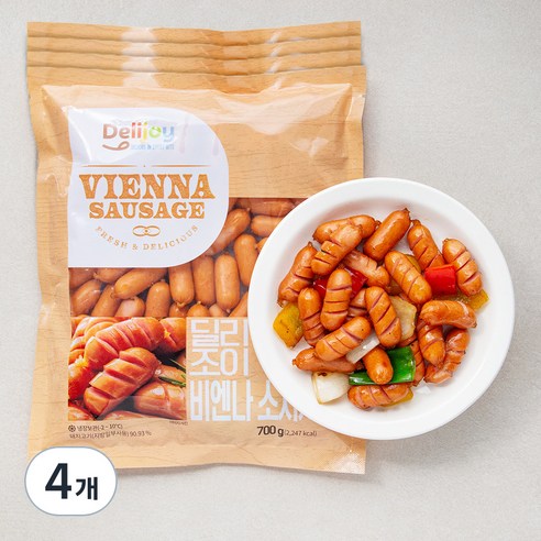 딜리조이 비엔나 소시지, 700g, 4개