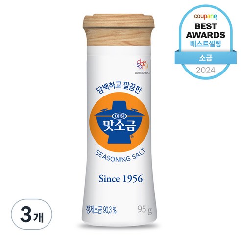 미원 맛소금, 95g, 3개