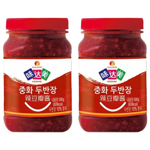 미달미 신호 중화 두반장, 580g, 2개