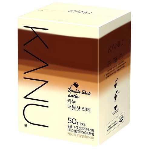 깊고 진한 풍미, 카누 더블샷 라떼 스틱 커피로 완성하는 나만의 카페 카누더블샷라떼