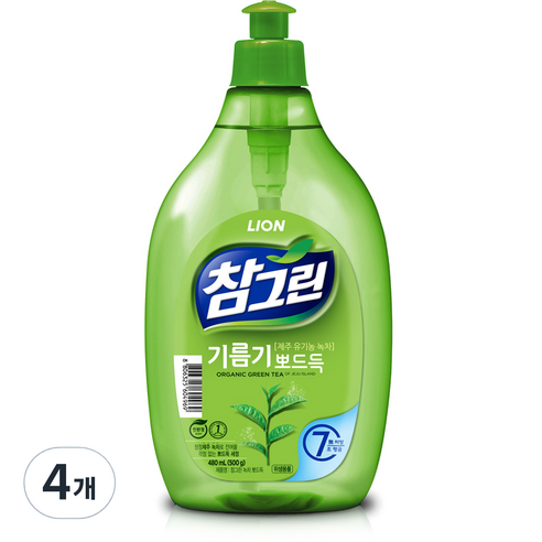 참그린 기름기 뽀드득, 500g, 4개