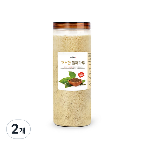 증안리약초마을 햇 들깨가루, 500g, 2개