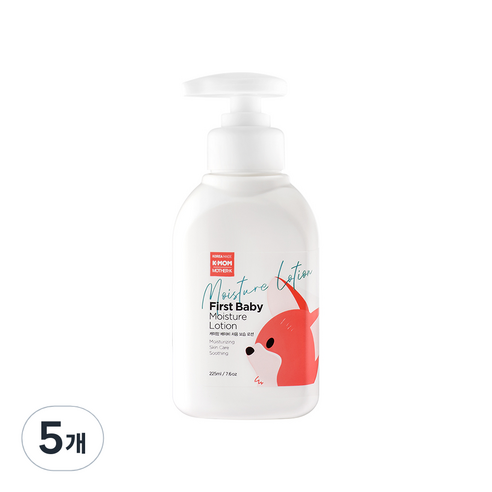 케이맘 베이비 처음 보습 로션, 225ml, 5개