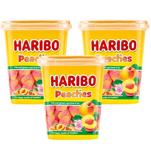 하리보 피치 컵 175G, 1개
