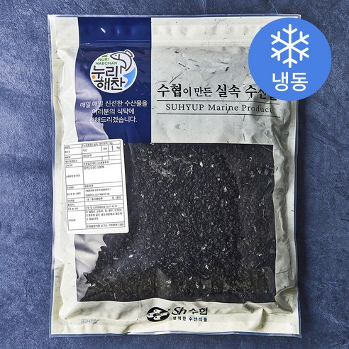 수협 누리해찬 실속 커트미역 (냉동), 1kg, 1개 미역10kg 수협 누리해찬 실속 커트미역 (냉동), 1kg, 1개 미역10kg