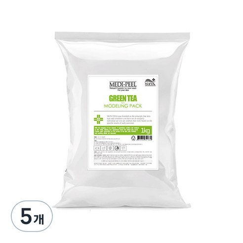 메디필 스파 그린티 모델링팩 1kg, 1개입, 5개