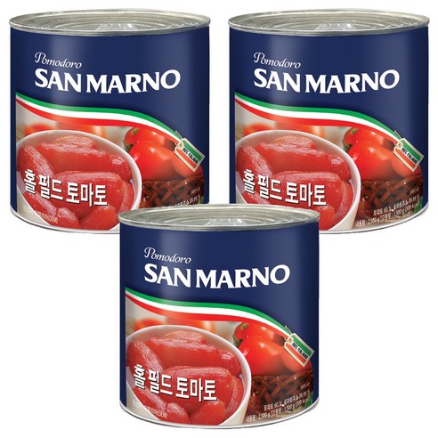 산마르노 홀 필드 토마토, 3개, 2.5kg