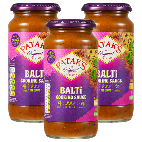 대상 파탁스 발티 쿠킹 소스, 450g, 3개