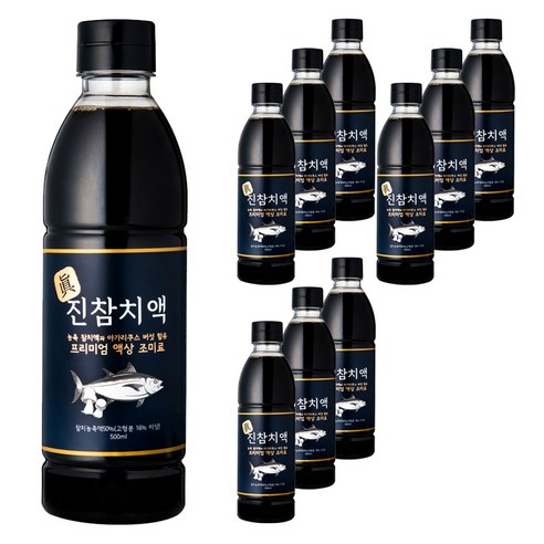 프리미엄 진참치액, 500ml, 10개