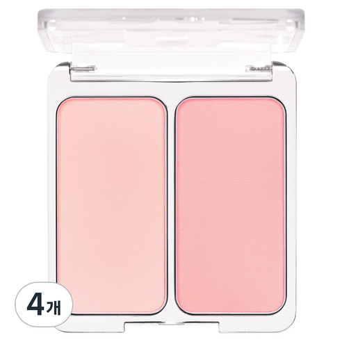 투에이엔 듀얼치크 팩트 블러셔 4.4g, 14 러브, 큐피드, 4개