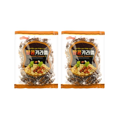 일광제과 땅콩캬라멜2, 1kg, 2개