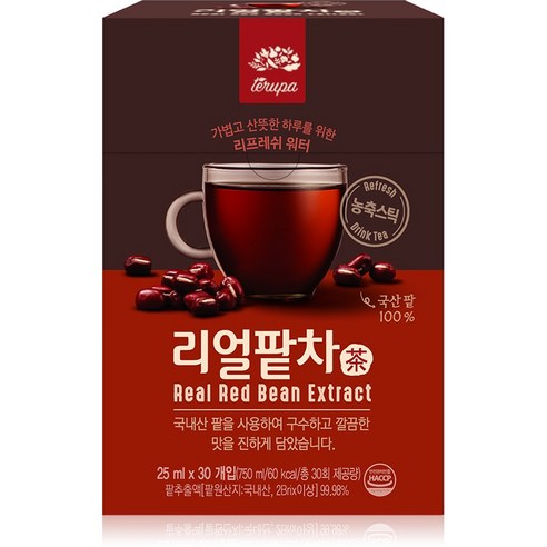 테루파 리얼팥차, 25ml, 단품