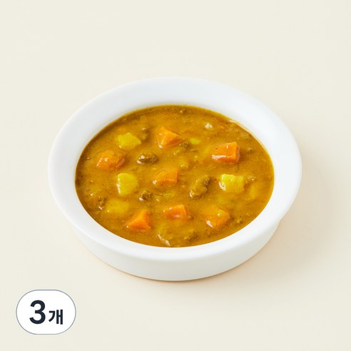 킨더가든 한우 야채카레, 130g, 3개