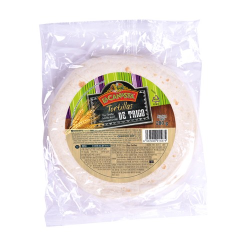 라카나스타 미션푸드 밀 또띠아 15cm, 280g, 10개